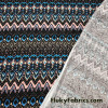 Abstract Chevron Print Lightweight Rayon Spandex Jersey Fabric
