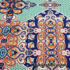Big Fractal Flowers and Paisleys Print Nylon Spandex Fabric