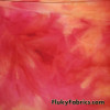 Shades of Red and Yellow Tie Dye Print Nylon Spandex Bikini Swimsuit Fabric