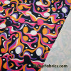 Groovy Lava Lamp Print Poly Spandex Fabric