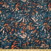 Broken Leaves Abstract Print Swimsuit Spandex Fabric at FlukyFabrics.com