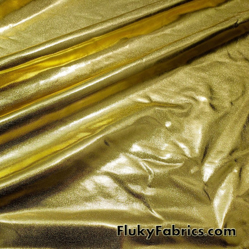 Metallic Lame, Metallic Satin Lame, 60 Wide, Gold and Silver