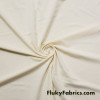 Vanilla Cream Solid Nylon Spandex Swimwear Fabric