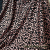 Butterflies and Moths in Rose Gold Foil 4 Way Stretch Nylon Spandex Bikini Swimsuit Swimwear Fabric