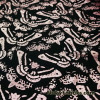 Butterflies and Moths in Rose Gold Foil 4 Way Stretch Nylon Spandex Bikini Swimsuit Swimwear Fabric