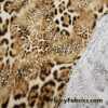 Feline Print Lightweight Cotton Spandex Fabric by the Yard