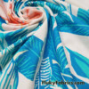 Big Flowers and Leaves Print Swimsuit Nylon Spandex Fabric by the Yard