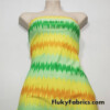 Zig-Zag Stripe in Bright Colors Nylon Spandex Fabric by the Yard