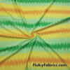 Zig-Zag Stripe in Bright Colors Nylon Spandex Fabric by the Yard