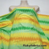 Zig-Zag Stripe in Bright Colors Nylon Spandex Fabric by the Yard