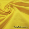 Copacabana Yellow Solid Nylon Spandex Swimwear Fabric by the Yard