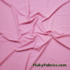 Chantilly Pink Matte Solid Nylon Spandex Swimwear Fabric by the Yard