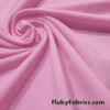 Chantilly Pink Matte Solid Nylon Spandex Swimwear Fabric by the Yard