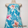 Big Flowers and Leaves Print Swimsuit Nylon Spandex Fabric by the Yard