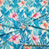 Big Flowers and Leaves Print Swimsuit Nylon Spandex Fabric by the Yard