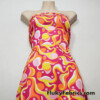 Psychedelic Candy Print Poly Spandex Fabric by the Yard