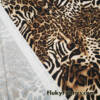 Shades of Yellow and Brown Animal Print Swimsuit Bikini Nylon Spandex Fabric