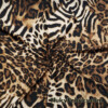 Shades of Yellow and Brown Animal Print Swimsuit Bikini Nylon Spandex Fabric
