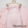 Pale Pink Matte Solid Nylon Spandex Swimwear Fabric