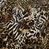 Shades of Yellow and Brown Animal Print Swimsuit Bikini Nylon Spandex Fabric
