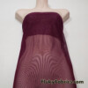 Burgundy Solid Power Mesh Nylon Spandex Fabric