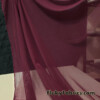 Burgundy Solid Power Mesh Nylon Spandex Fabric
