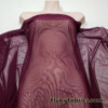 Burgundy Solid Power Mesh Nylon Spandex Fabric