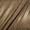 Gold Foggy Foil on Bronze Python Snake Skin Swimwear Nylon Spandex Fabric
