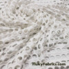 Light Ivory Stretch Fishnet Poly Span Fabric
