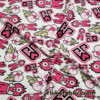 Ice Cream Monster Print Poly Spandex Fabric