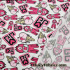 Ice Cream Monster Print Poly Spandex Fabric