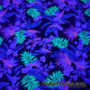 Tropical Foliage Blacklight Reactive Swimwear Spandex 4 Way Stretch Bathing Suit Fabric