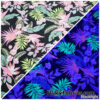 Tropical Foliage Blacklight Reactive Swimwear Spandex 4 Way Stretch Bathing Suit Fabric at FlukyFabrics.com