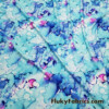 Watercolor Paint Splatter in Shades of Blue and Pink Abstract Print