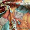 Autumn Harvest Thanksgiving Print Cotton Woven Fabric
