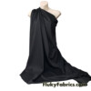Black Techno Scuba Stretch Knit Spandex Fabric