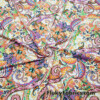Multicolor Paisleys and Foliage Galore Abstract Print Swimsuit Nylon Spandex Fabric