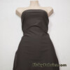 Sepia Brown Solid Nylon Spandex Fabric
