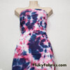 Shades of Blue and Pink Big Tie Dye Design Print Nylon Spandex Fabric