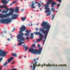 Shades of Blue and Pink Big Tie Dye Design Print Nylon Spandex Fabric