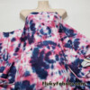 Shades of Blue and Pink Big Tie Dye Design Print Nylon Spandex Fabric