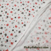 Skulls and Stars Print Lightweight Cotton Jersey Fabric