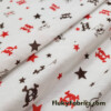 Skulls and Stars Print Lightweight Cotton Jersey Fabric