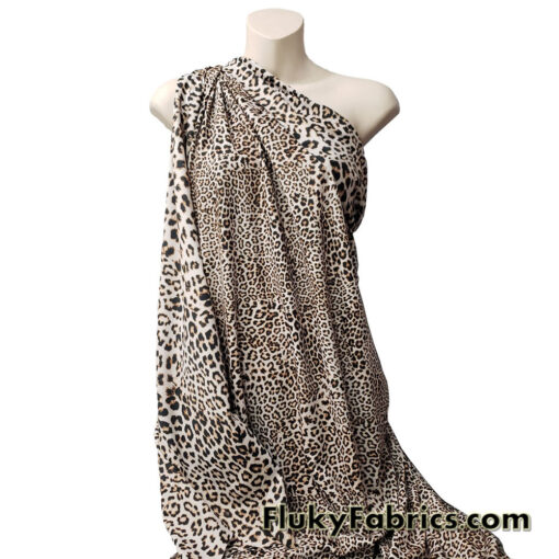 Wild Cat Animal Print Double Face Two Sided Nylon Spandex Bikini Swimsuit Swimwear Fabric