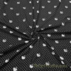 Famous Cartoon Kitten Faces and White Mini Dots on Lightweight Cotton Spandex Jersey Fabric