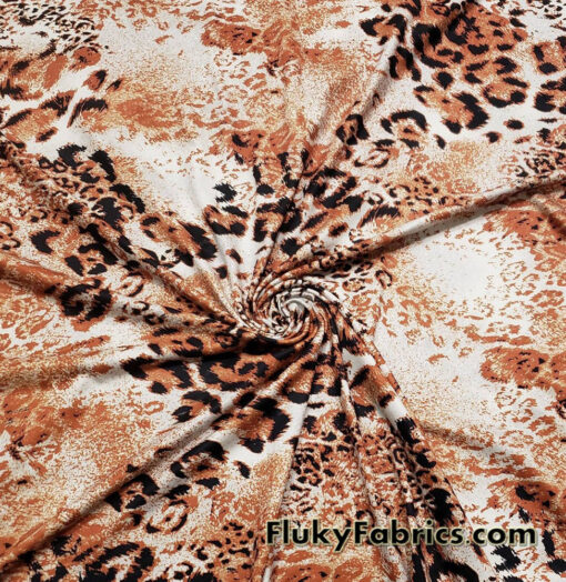 Animal Print ITY Poly Spandex Fabric