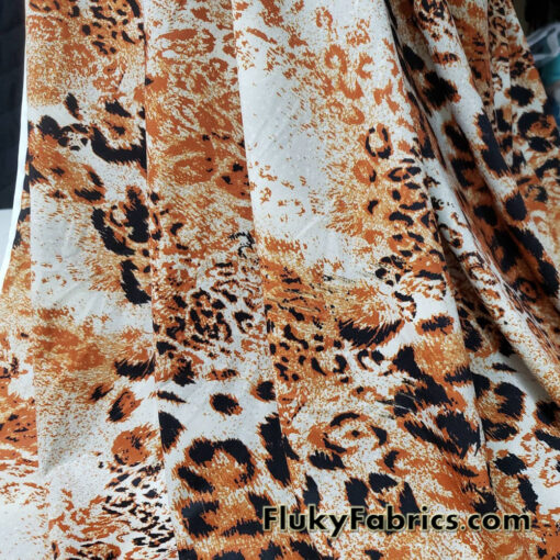 Animal Print ITY Poly Spandex Fabric