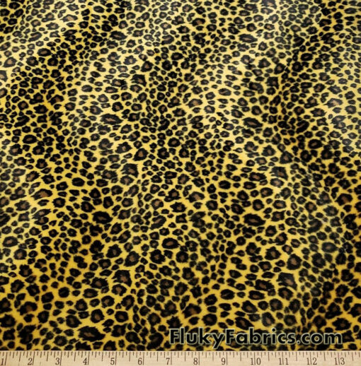 Baby Leopard Faux Fur Fabric