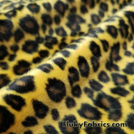 Baby Leopard Faux Fur Fabric