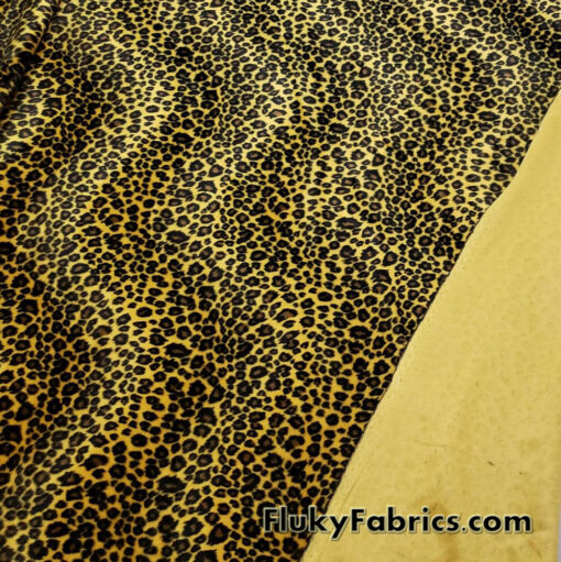 Baby Leopard Faux Fur Fabric